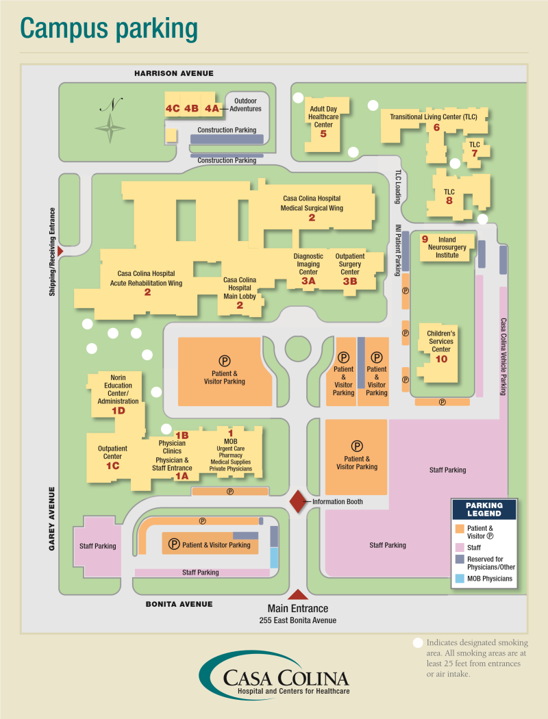 Campus Parking | Casa Colina Hospital